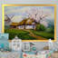 «Old Country Village», reproduction d'art sur toile-270709652-270709655