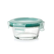Tourdeus Pop Up Lid Food Storage Containers, Clear Storage Containers for Pantry Airtight Kitchen Containers Storage Set - 5 Pack for Cereal, Flour