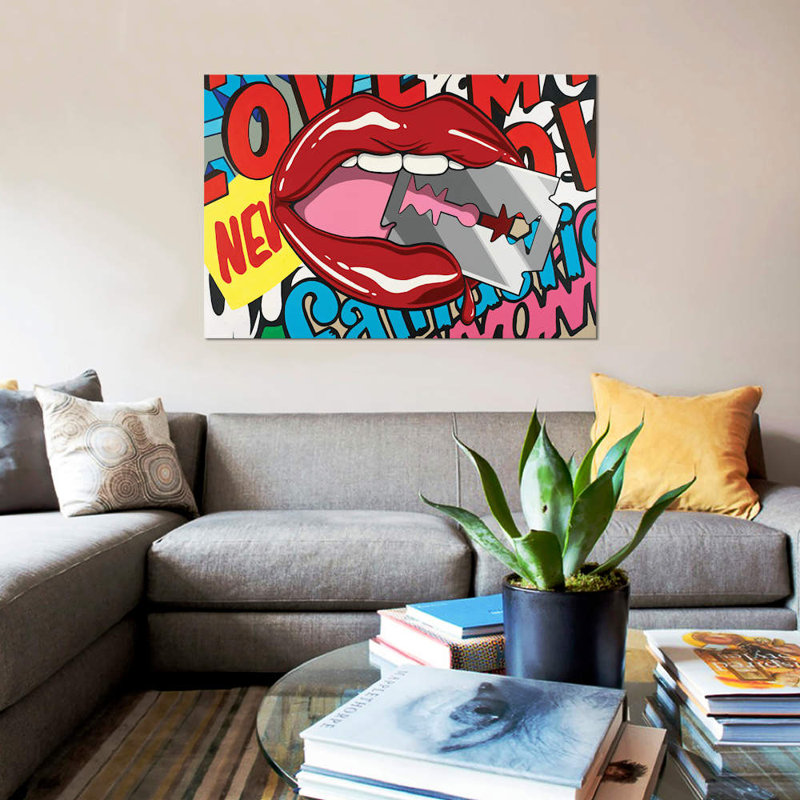 « odaxelagnia », reproduction sur toile, H 18 po x l 26 po x P 1,5 po