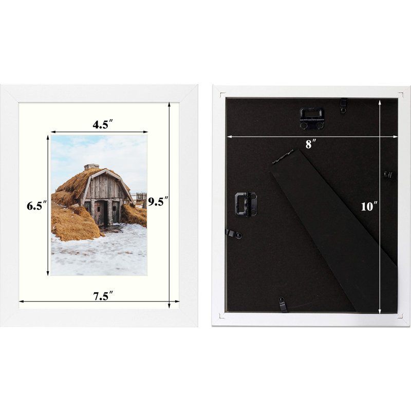 Collis White Wood Matte Picture Frame