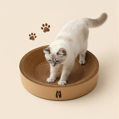  Lit à griffer pour chat 2 en 1