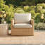 Chaise longue avec coussins Abela