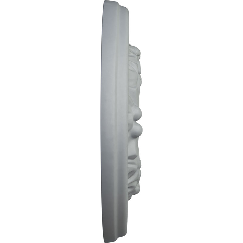Médaillon de plafond Endurathane Odessa, DE 7 1/2 po x P 3 1/2 po x P 1 1/8 po (convient aux auvents jusqu'à 3 1/2 po), deux pièces
