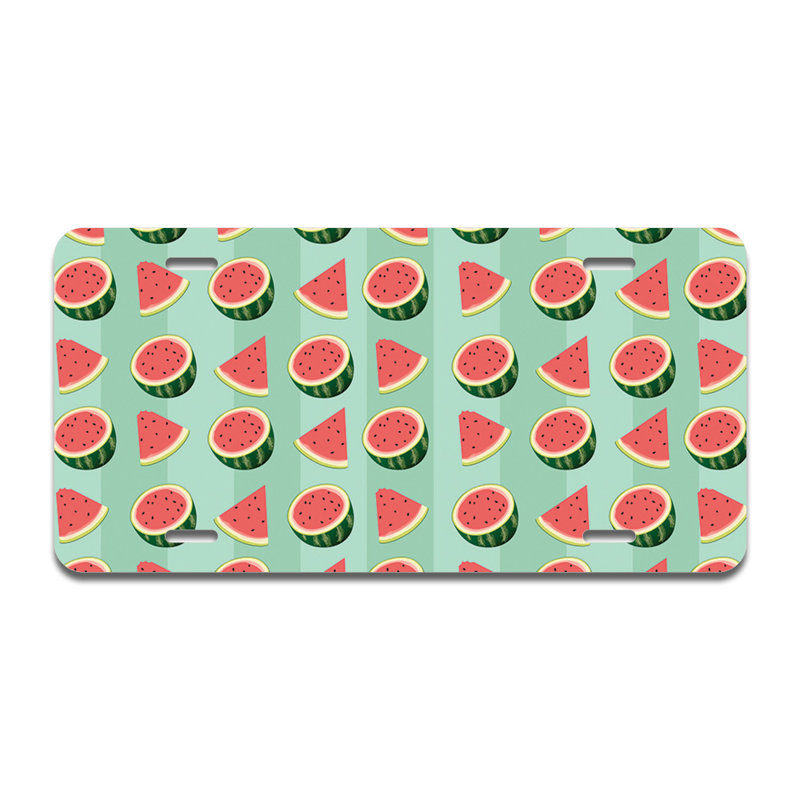 Watermelon Patch Aluminum Plate Frame
