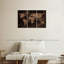 «Tea Coffee World Map», reproduction sur toile-679147821