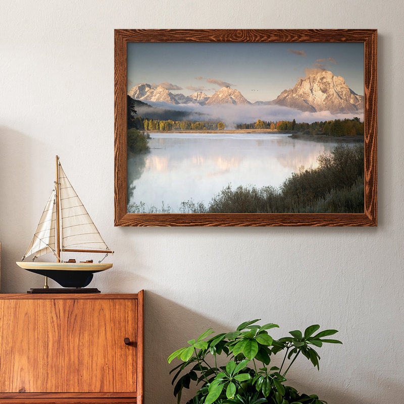 «Snake River Fog», reproduction sur toile, Érable, H 22 po x l 32 po x P 1,5 po