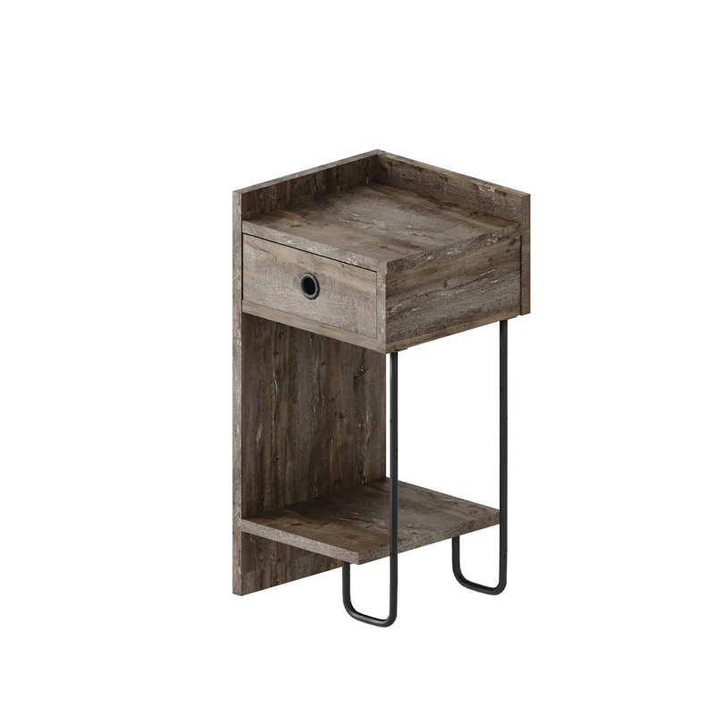 Aften 1 - Drawer Nightstand, Dark Coffee, Right