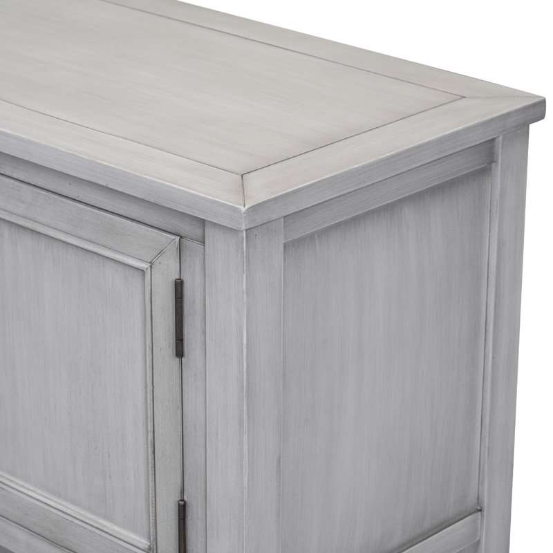 Eagarville Sideboard,entryway table,Console Table,sideboards and buffets,buffet table with Bottom Shelf, Antique Gray