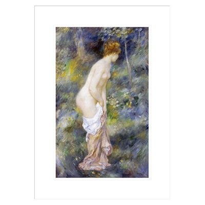 «Baigneur debout» par Pierre-Auguste Renoir, impression giclée sur cadre