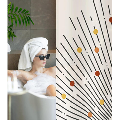 Rideau de douche Boho