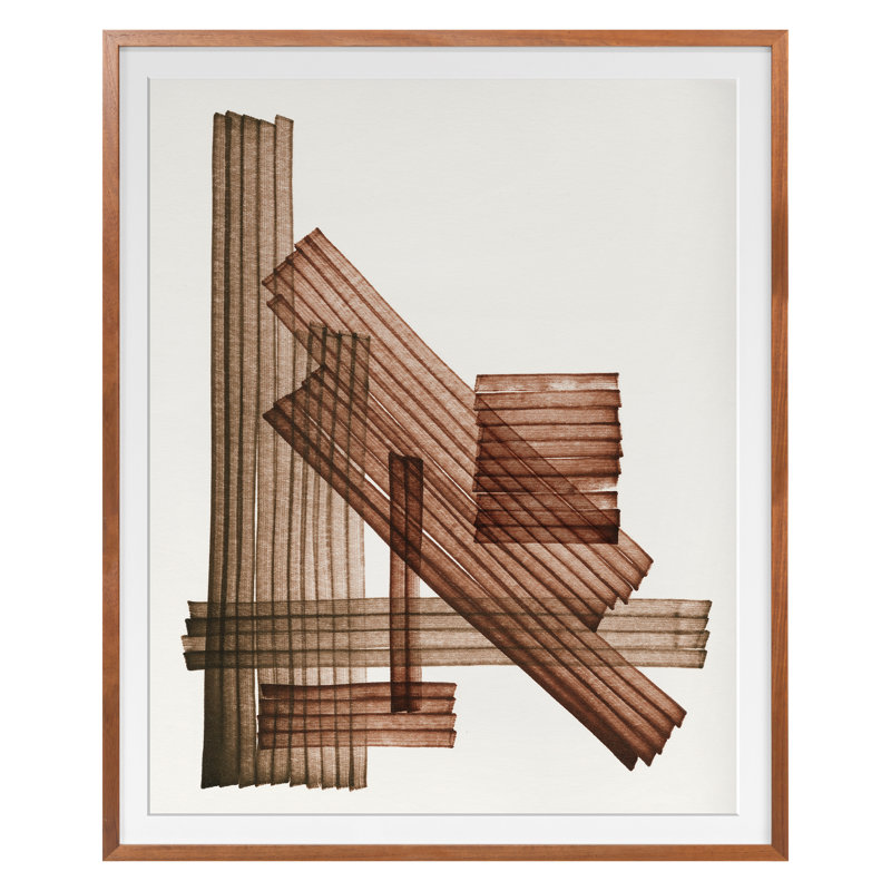Brown Weave 1 Print by Neiman, Victoria, 40'' H x 33'' W