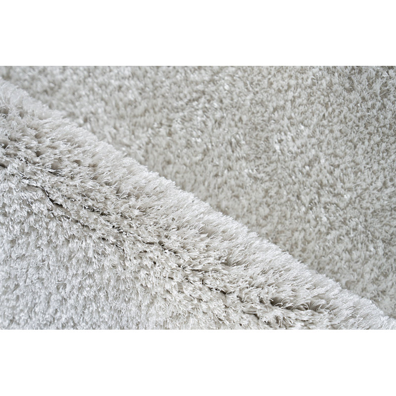 Luxe Shag Area Rug in Taupe, Rectangle 10' x 14', Taupe