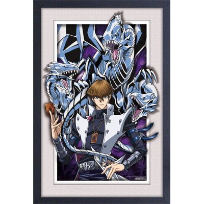 Yu-Gi-Oh  - Kaiba Dragons 11x17 Under Plexi Framed Poster