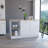 Kitchen Island, Kitchen, White / Light Oak