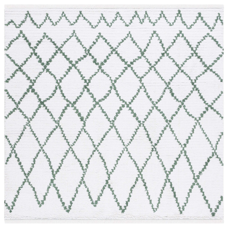 Brittoni Performance Geometric Rug, Square 6'4"