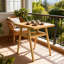 Solid Wood Base Dining Table