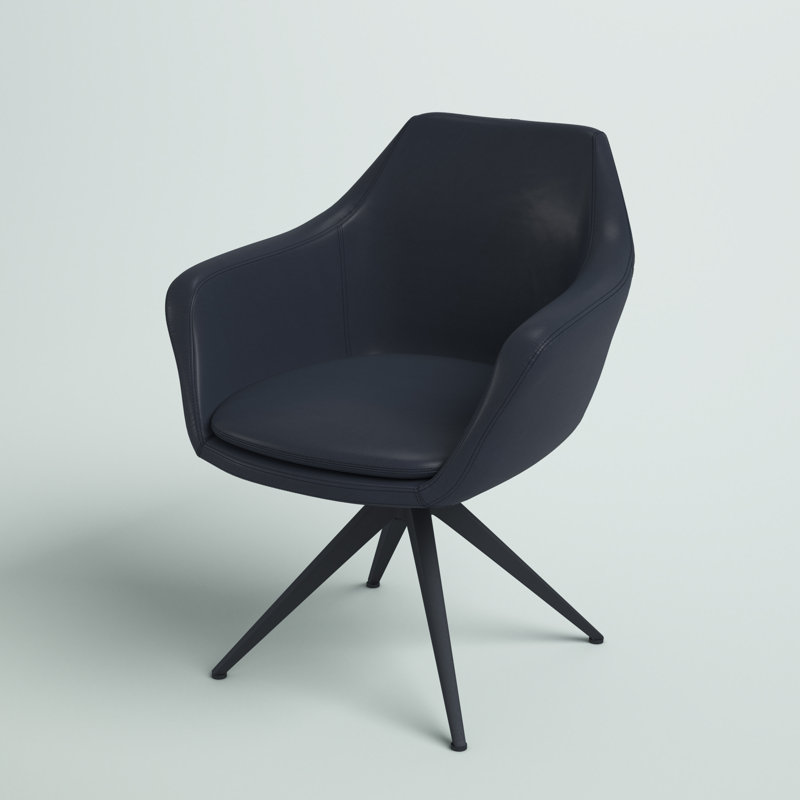 Chaise de réception Albarado, Noir, Noir