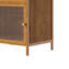 155cm H x 43cm W Bamboo / Rattan Bookcase