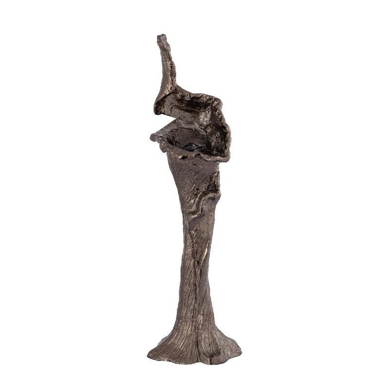 Aluminium Candelabra, Black, 65cm H x 18cm W x 20cm D