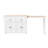 74.5 Inch Kitchen Island With 27" Extendable Table, 44"X19.75" Island, 2 Drawers, Spice Rack And 7 Lockable Wheels, White Dining 4 Door Cabinet, Smooth Rotation Wheels Rack,-710494089