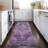 Machine Washable Indoor/Outdoor Xhevrie Eggplant Rug-384393742