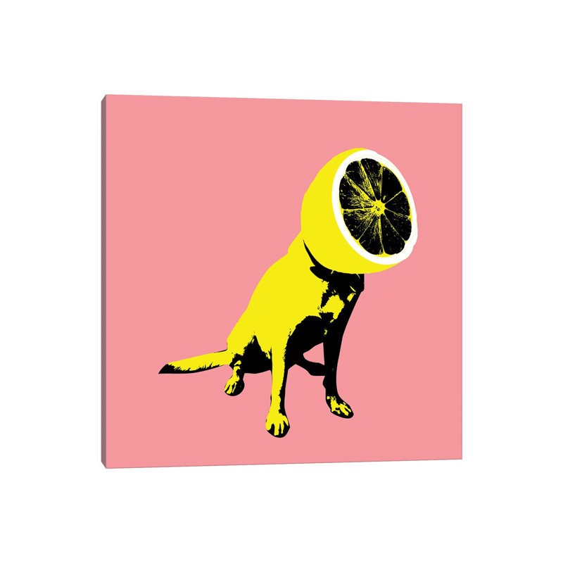 Lemon by Ali Gulec - Wrapped Canvas Gallery-Wrapped Canvas Giclée, 45.72 cm H x 45.72 cm W x 1.91 cm D