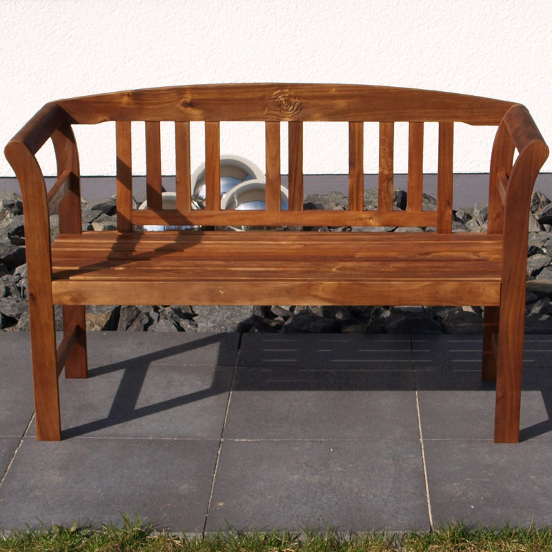 Wooden Bench, 83cm H x 120cm W x 45cm D