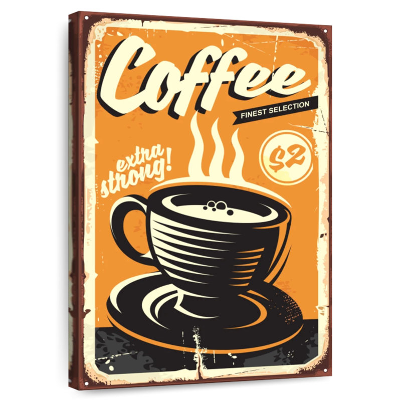 Yarlin Coffee Finest Selection, 51" H x 34" W