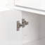 Élégante armoire de salle de bain blanche pour un rangement efficace et une esthétique moderne, parfaite pour organiser les essentiels et rehausser le décor.-1783110171