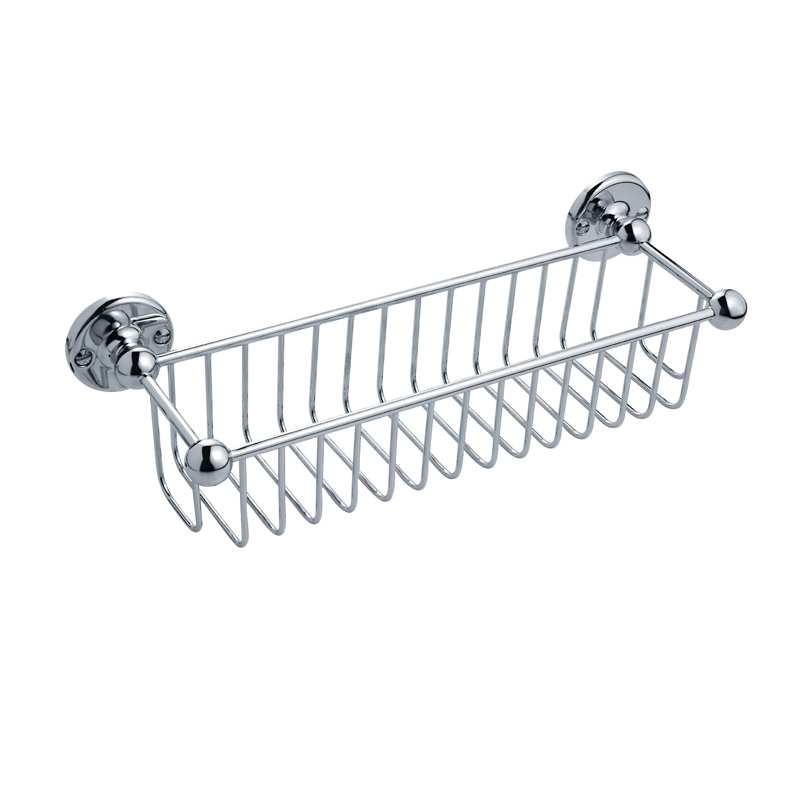 Classic Shower Bottle Rack, Polished Chrome