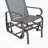 Single Outdoor Glider Chair with High Back, Mesh Fabric, and Lightweight Build-955319754