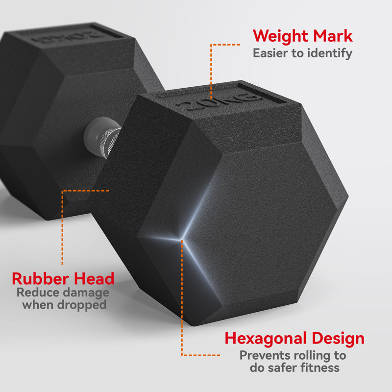 Rubber Dumbbell