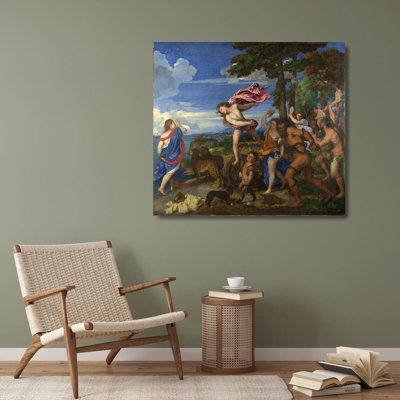 Astoria Grand Titian Gallery Wrapped Canvas Art Titled: Bacchus and Ariadne 56917