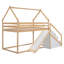 Lit simple mezzanine ou superposé avec glissade et escalier-1771279082