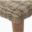 Fauteuil en bois et osier Hampton