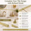 Doublure crayon en verre kaki CNK Tile