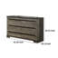 Commode large à 6 tiroirs Ruthe, bois-115685952