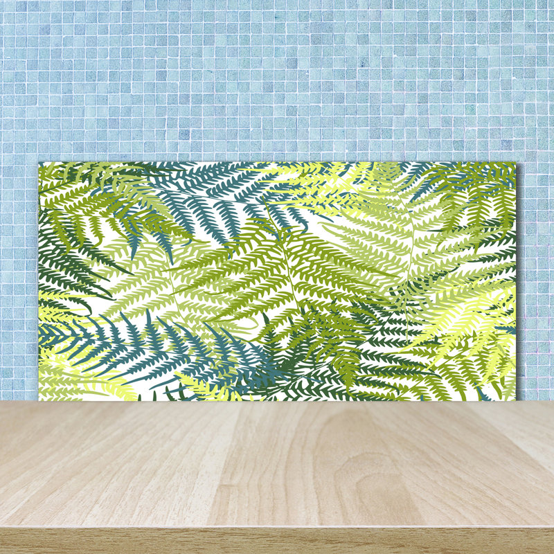 50cm W x 100cm L Glass Peel and Stick Panel