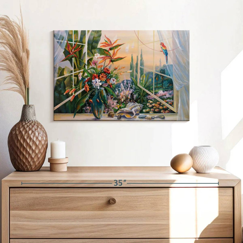Lilie Window, 16" H x 24" W