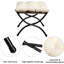 Lane Velvet With Footstool Armchair-2027761616