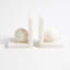 Alabaster Ball Non-skid Bookends