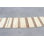 Unique Handwoven Vintage Turkish Runner Rug In Cream And Brown Stripes For Enhancing Hallway Decor With Timeless Elegance And Bohemian Style