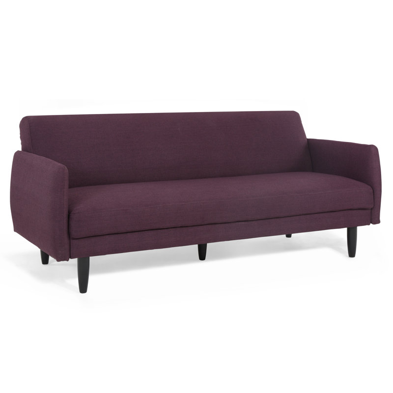 79.1 " Faux Leather Sofa, Merlot
