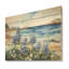 Blue Bonnets On The Beach I - Blue Bonnets, art mural sur bois de pin naturel-266125625