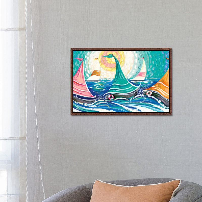 Sailing II by Estelle Grengs - Gallery-Wrapped Canvas Giclée on Canvas, 66.04 cm H x 45.72 cm W, Classic Wood Framed