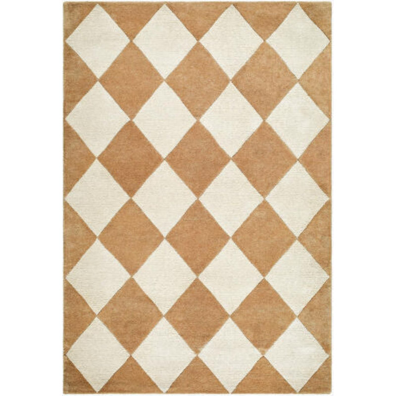 Tapis d'intérieur fait à la main Isaac, Rectangulaire 2 pi x 3 pi