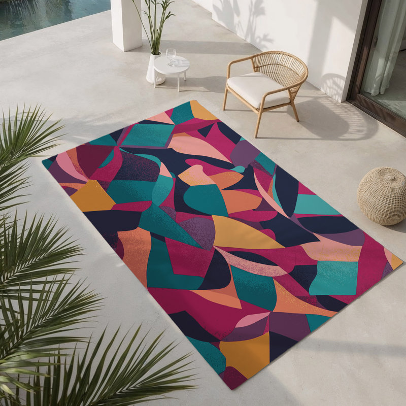 Tapis intérieur et extérieur Spectrum Maze, Rectangulaire 2 pi x 3 pi