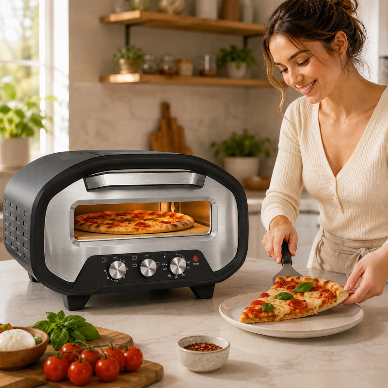 HOMCOM Countertop Electric Pizza Oven