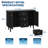 47'' Modern Fluted Sideboard Buffet Cabinet with 3 Drawers, Slim Kitchen Storage Cabinet