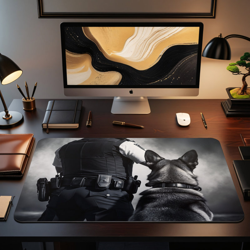 Polyester Desk Pad, 14.4x12.1